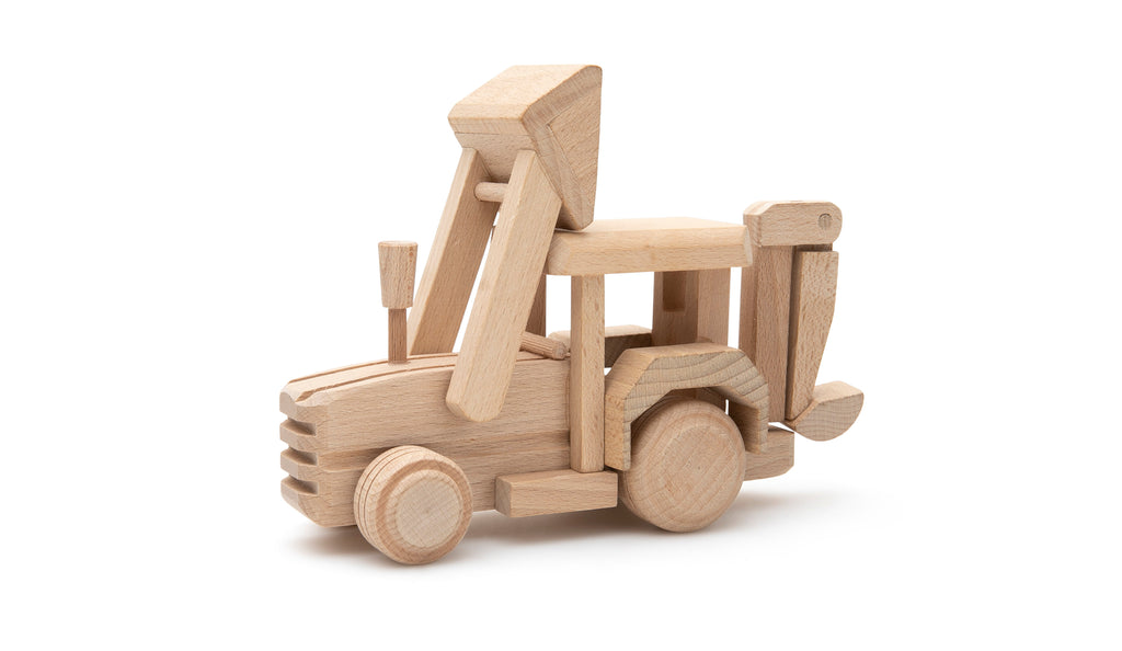Wooden Toy Excavator